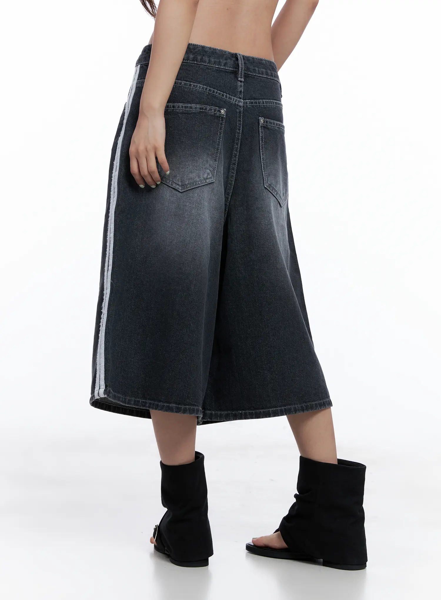 Washed Casual Jorts CL510 - Image 9