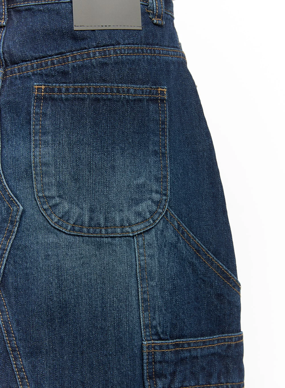 Washed Denim Midi Skirt CA404 - Image 6