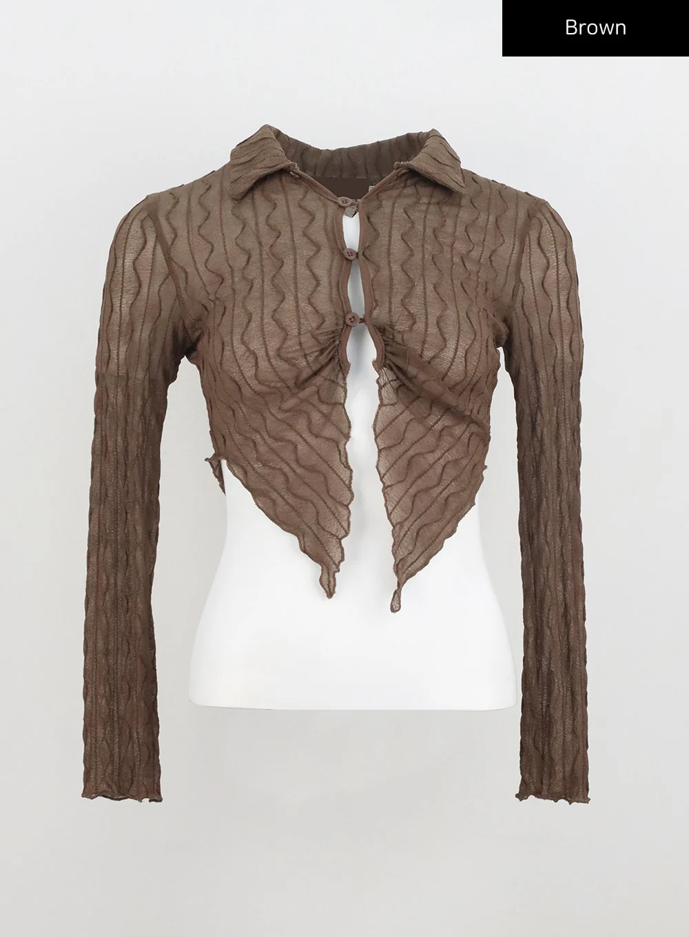 Wavy Button Cardigan CL306 - Image 15