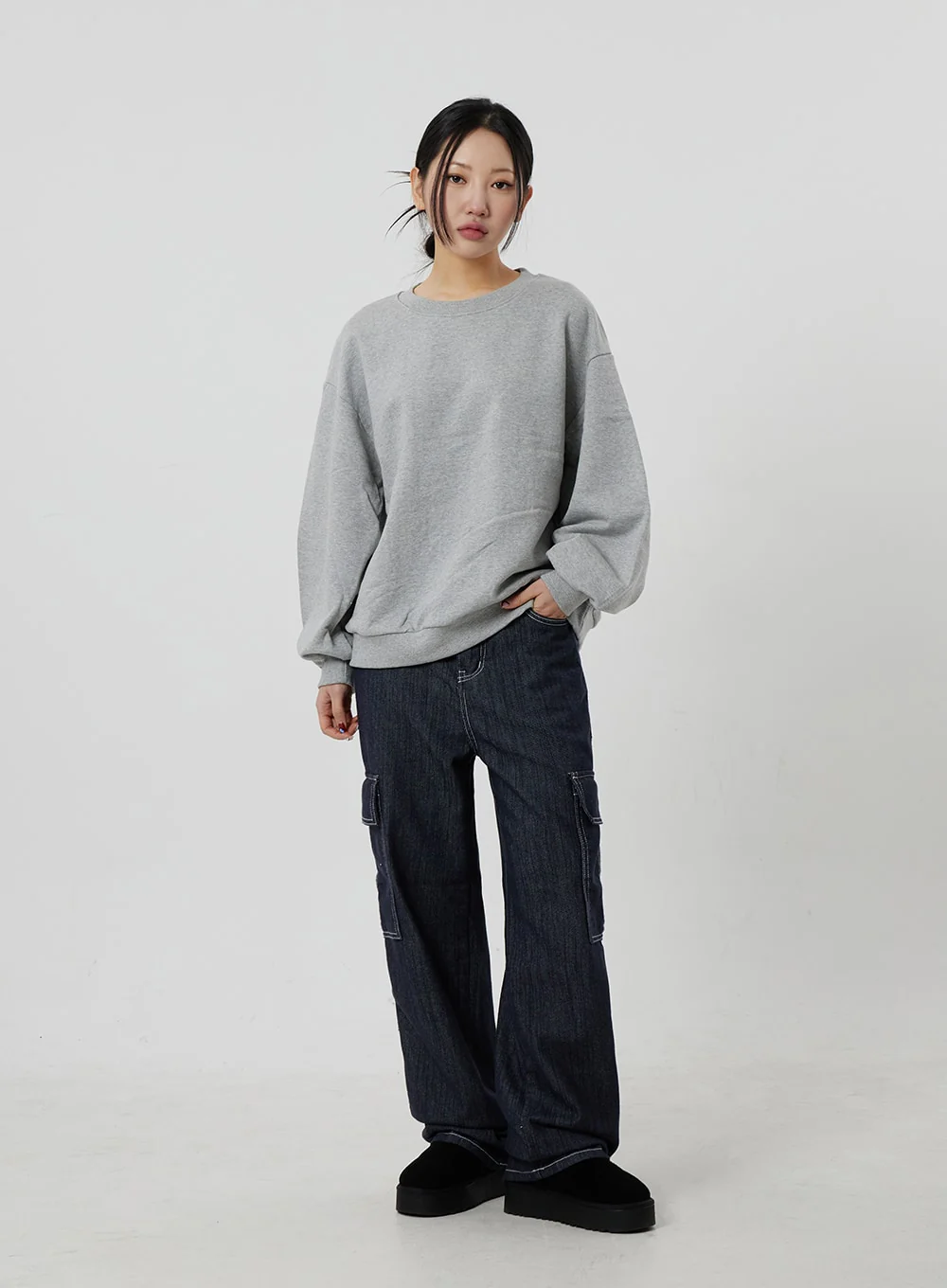 Wide Cargo Jeans CF302 - Image 13