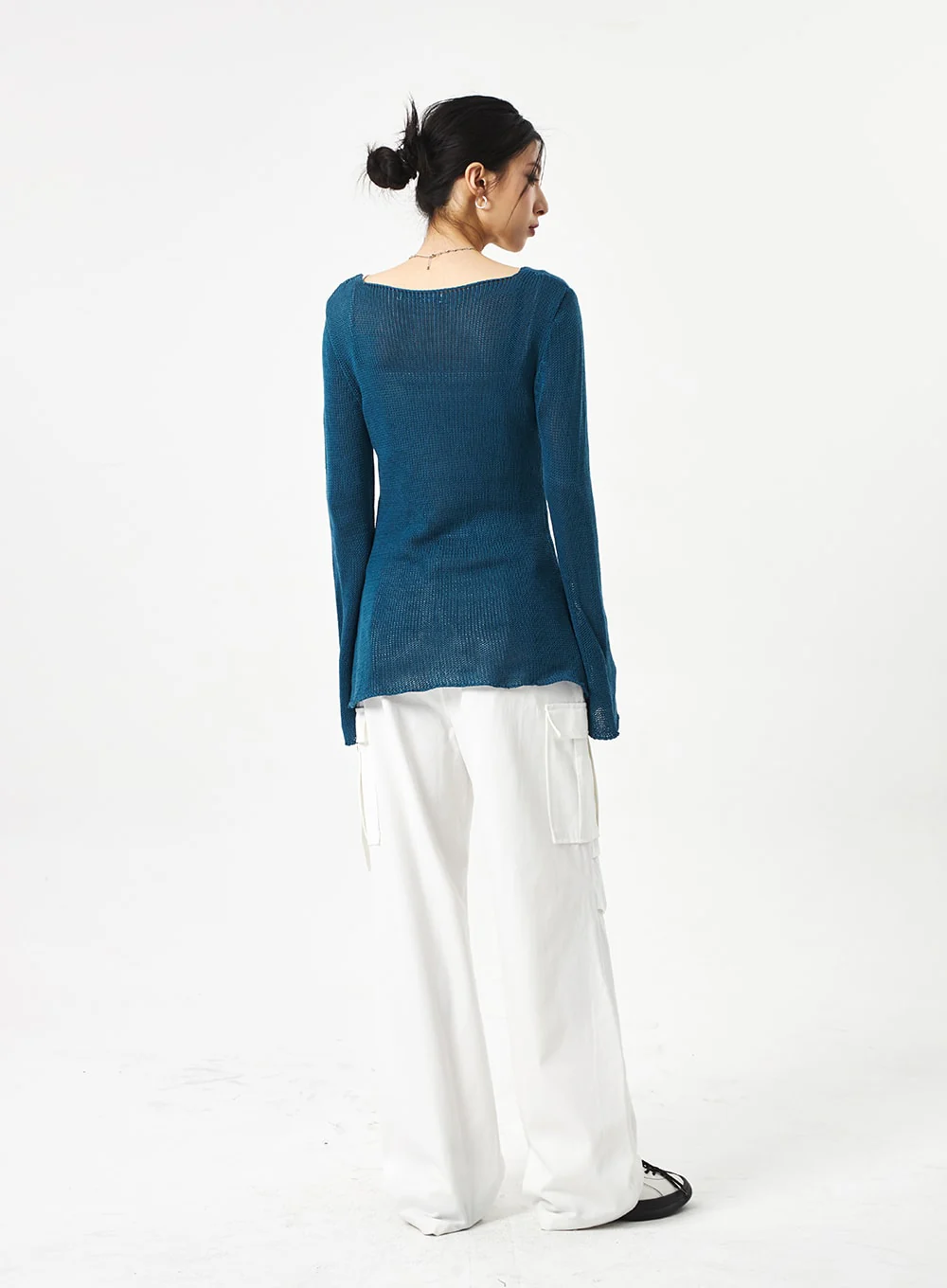 Wide Cargo Pants CA311 - Image 12
