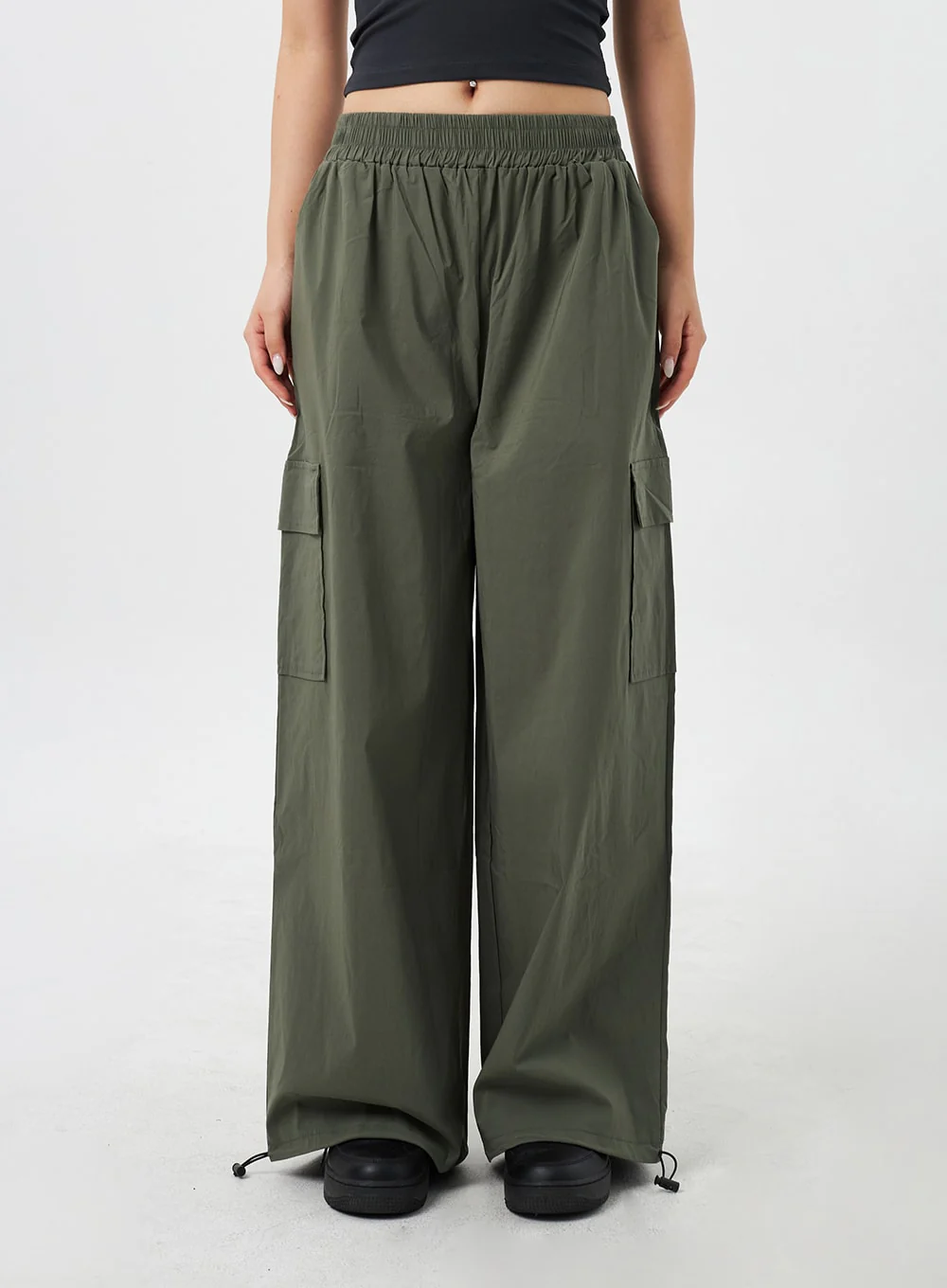 Wide Cargo Track Pants CY308 - Image 2