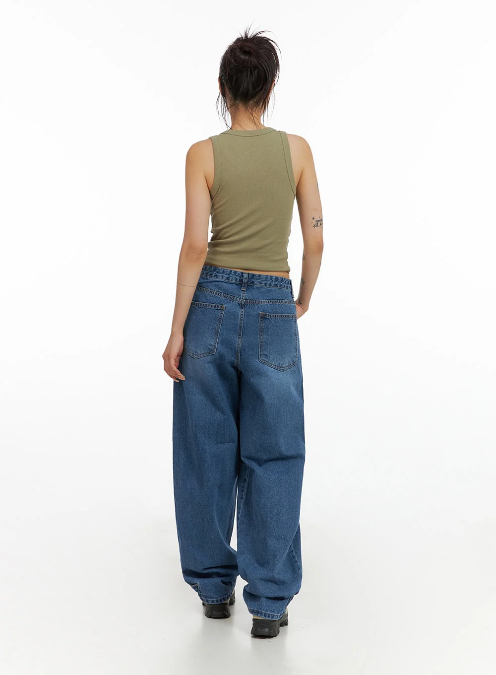 Wide Leg Baggy Jeans CL415 - Image 4