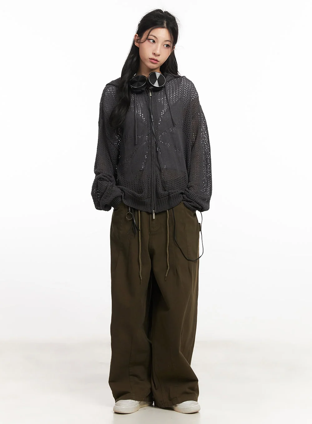 Wide-Leg Cargo Pants CA514 - Image 2