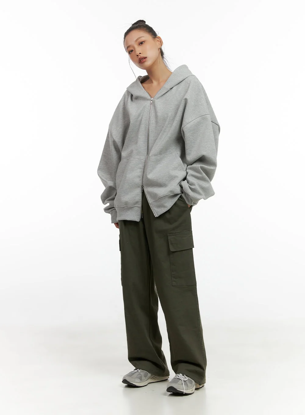 Wide Leg Cargo Pants CO414 - Image 14