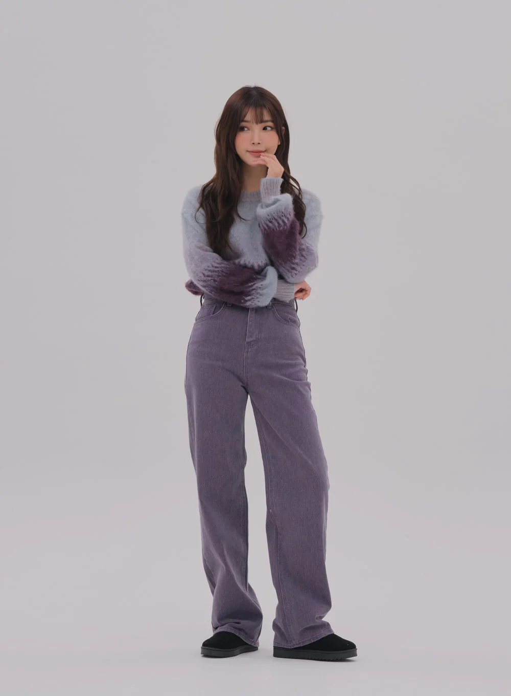 Wide Leg Color Jeans BS-A0812026 - Image 2