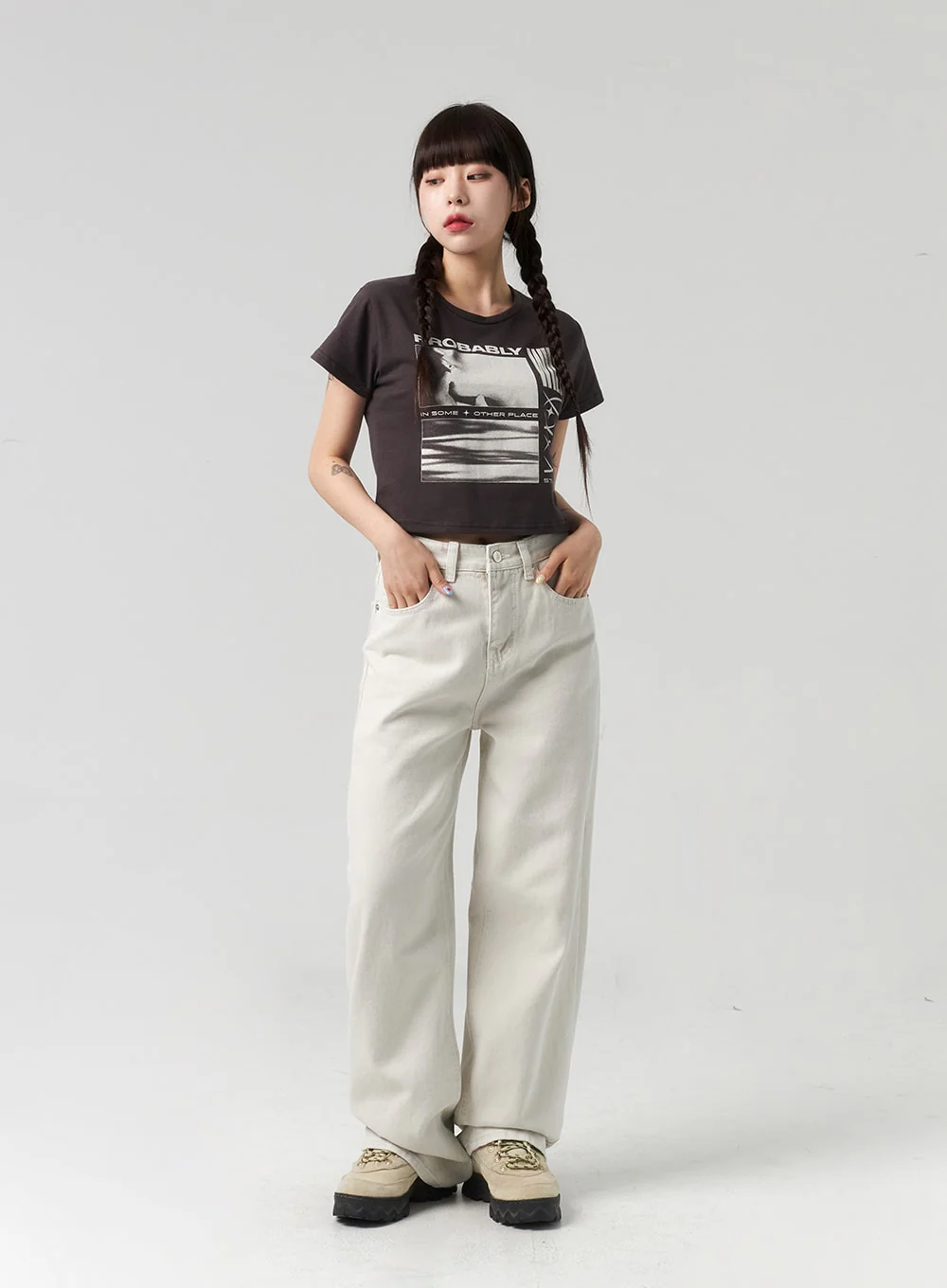 Wide Leg Color Pants CL317 - Image 4