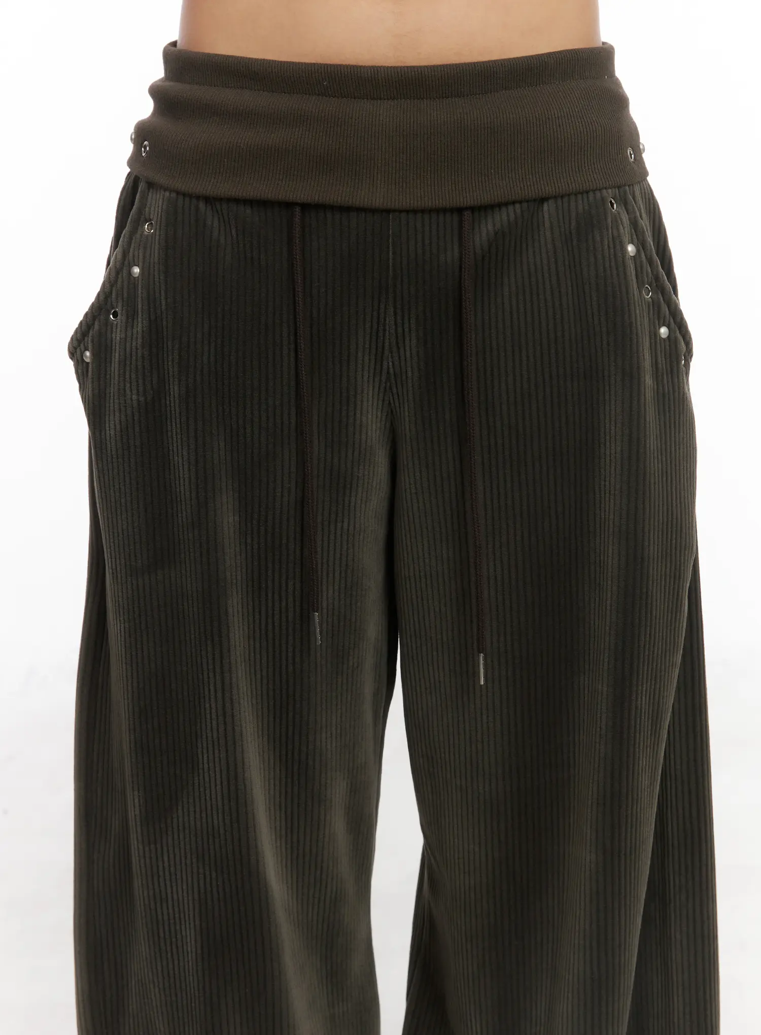Wide-Leg Corduroy Training Pants CJ513 - Image 8