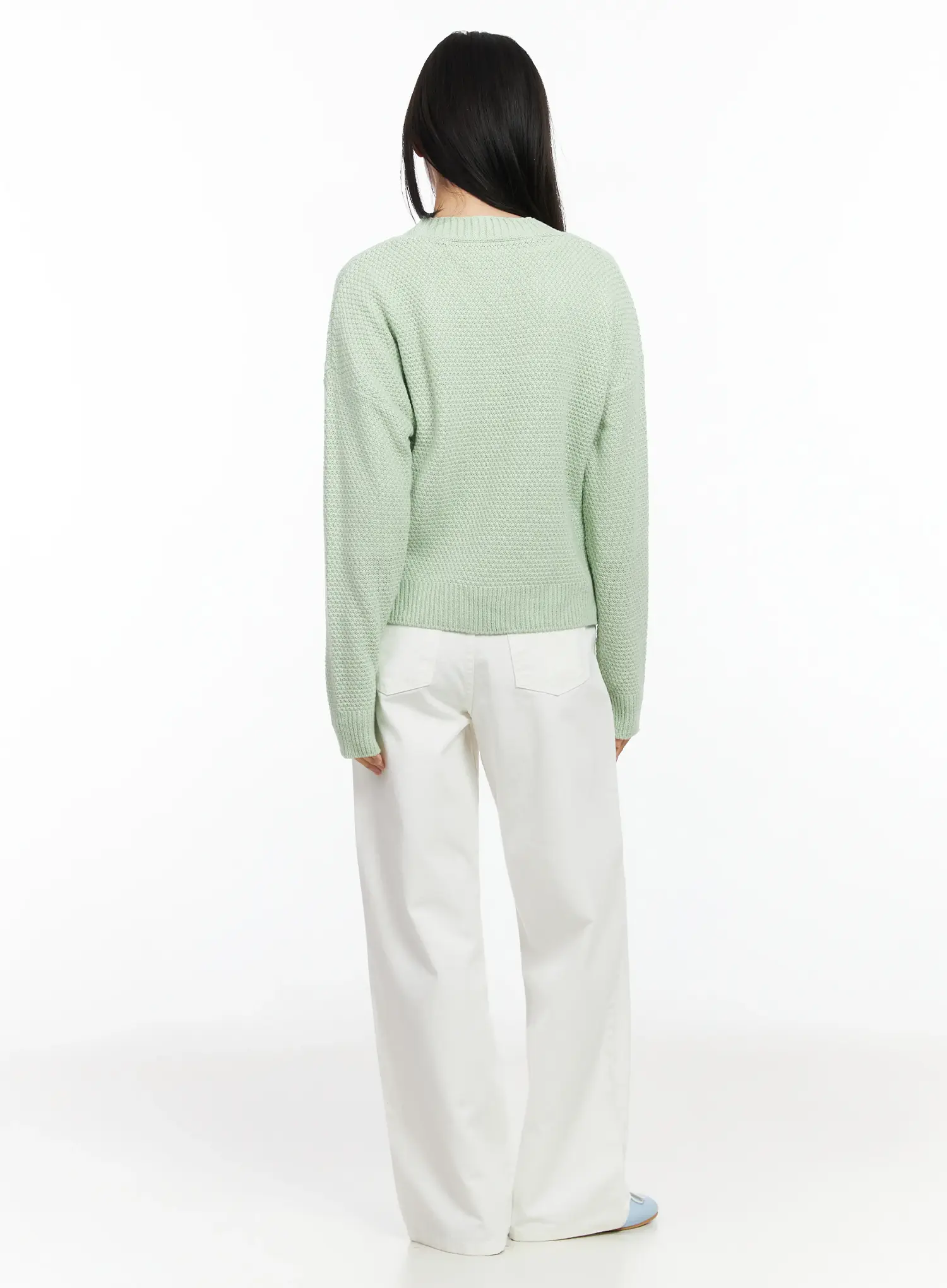 Wide Leg Cotton Pants IM524 - Image 10