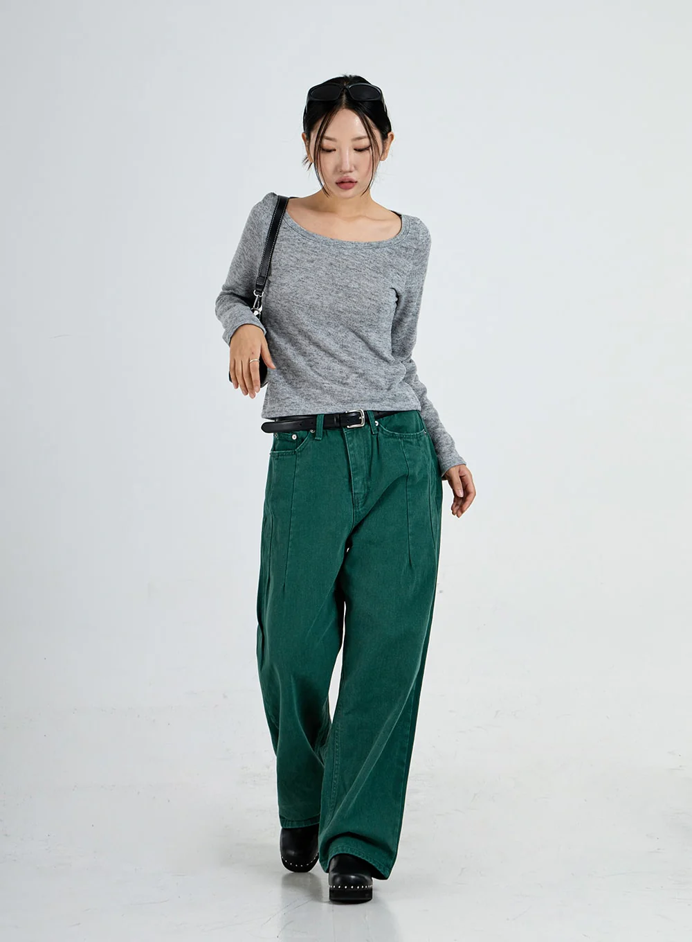 Wide Leg Cotton Pants Unisex CO13 - Image 20