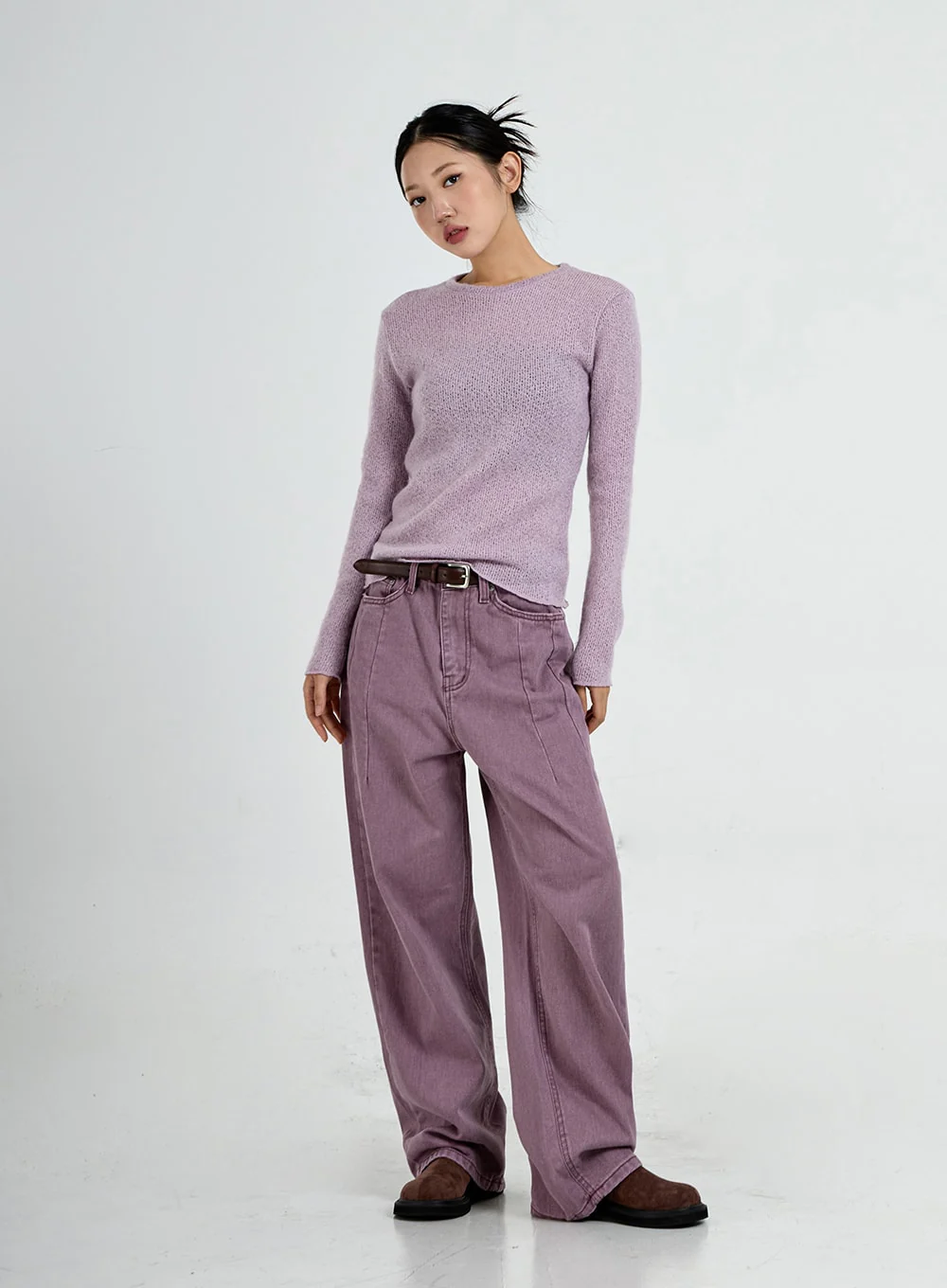Wide Leg Cotton Pants Unisex CO13 - Image 4