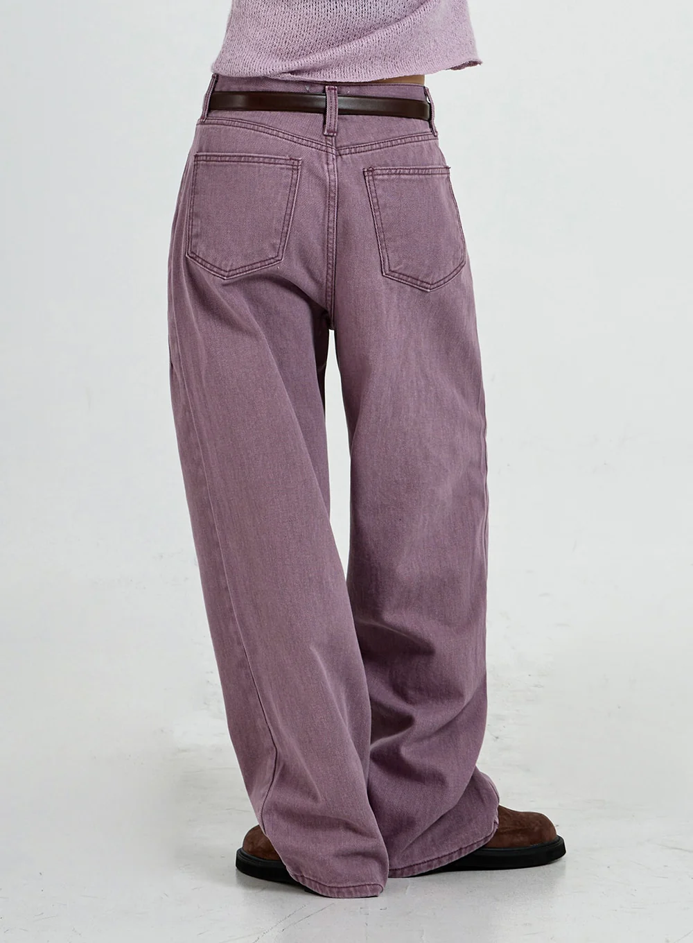 Wide Leg Cotton Pants Unisex CO13 - Image 6