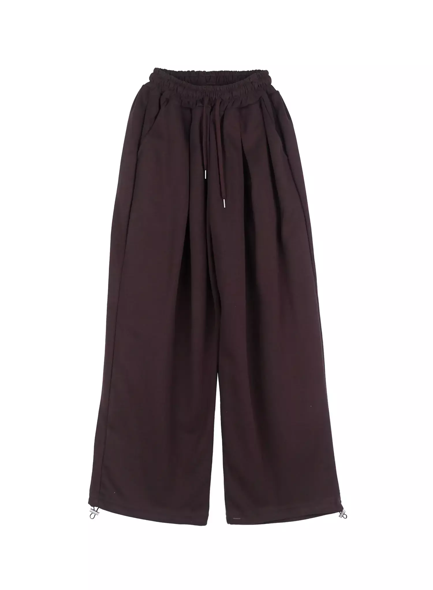 Wide-Leg Drawstring Sweatpants IL528 - Image 17
