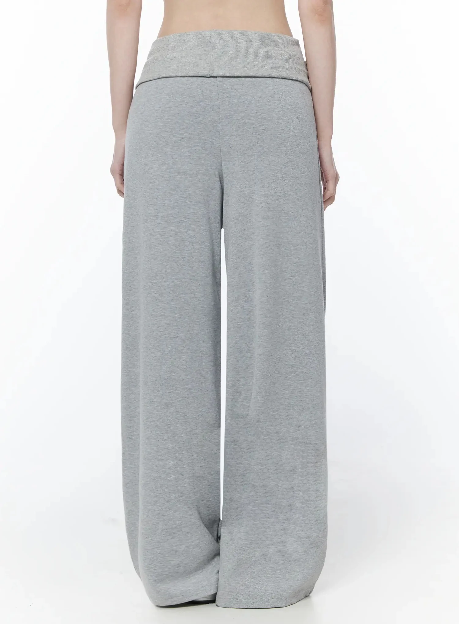 Wide-Leg Foldover Sweatpants IU512 - Image 12