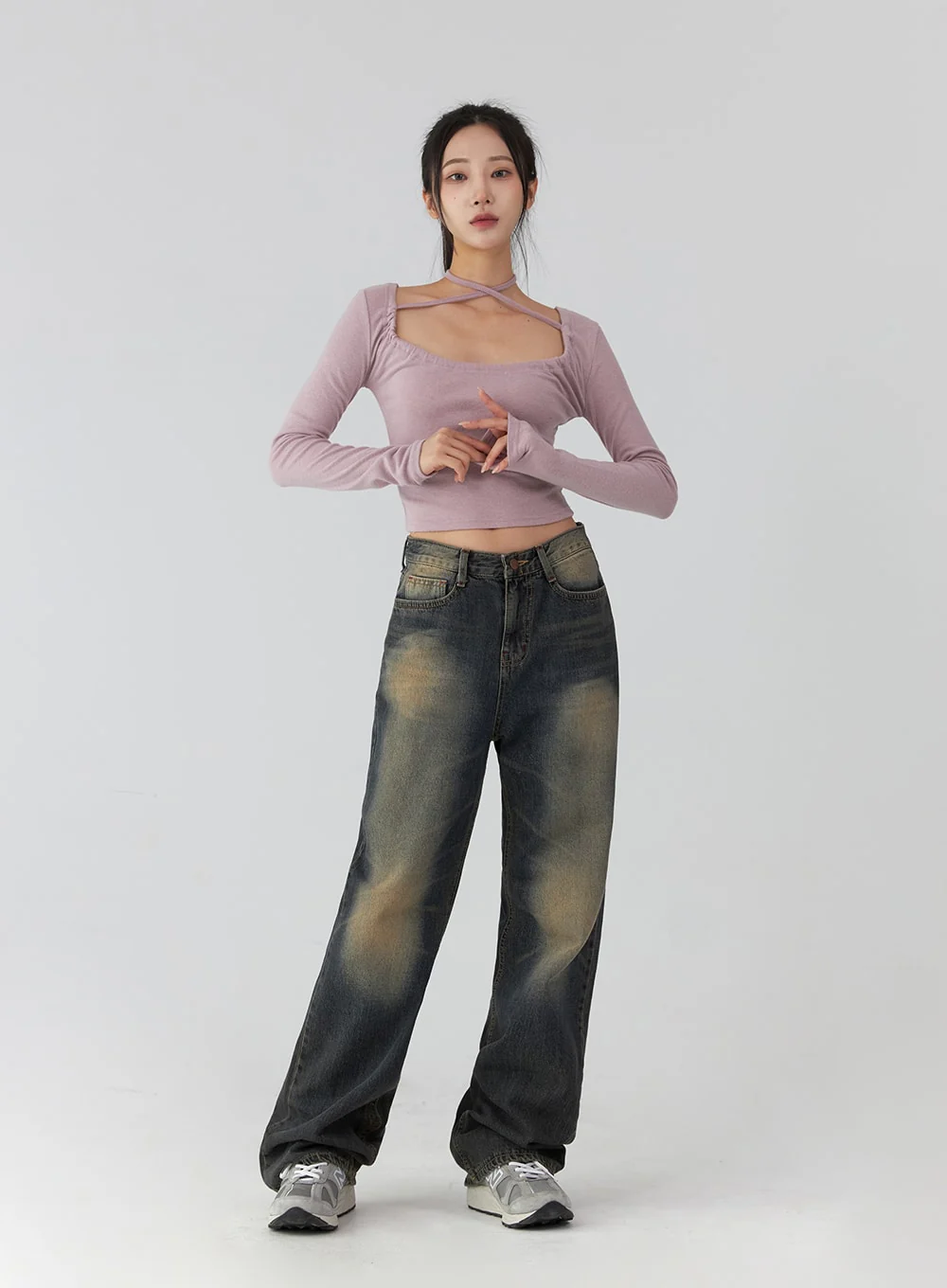 Wide Leg Jeans CD322 - Image 2