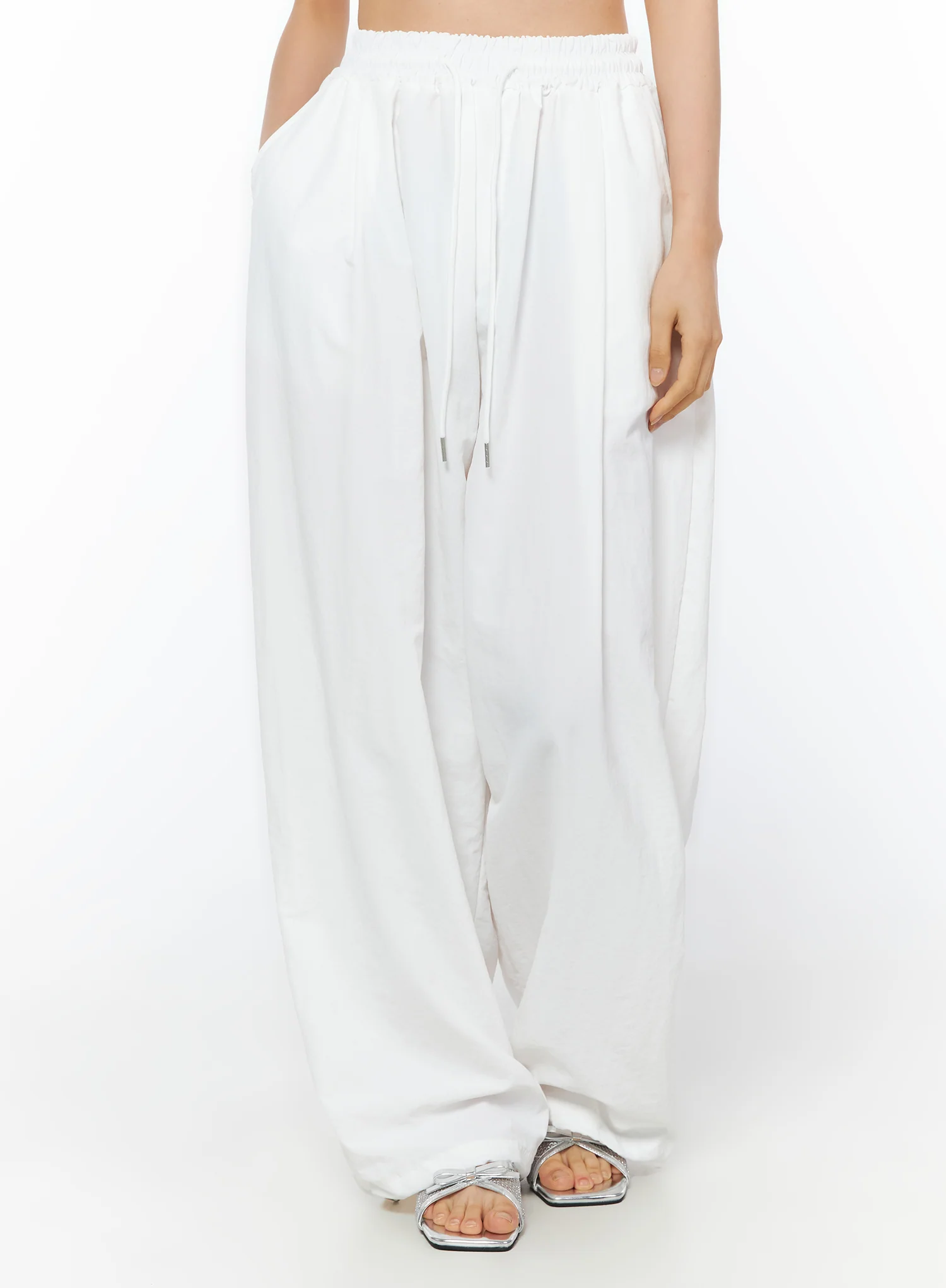Wide Leg Jogger Pants IU519 - Image 6