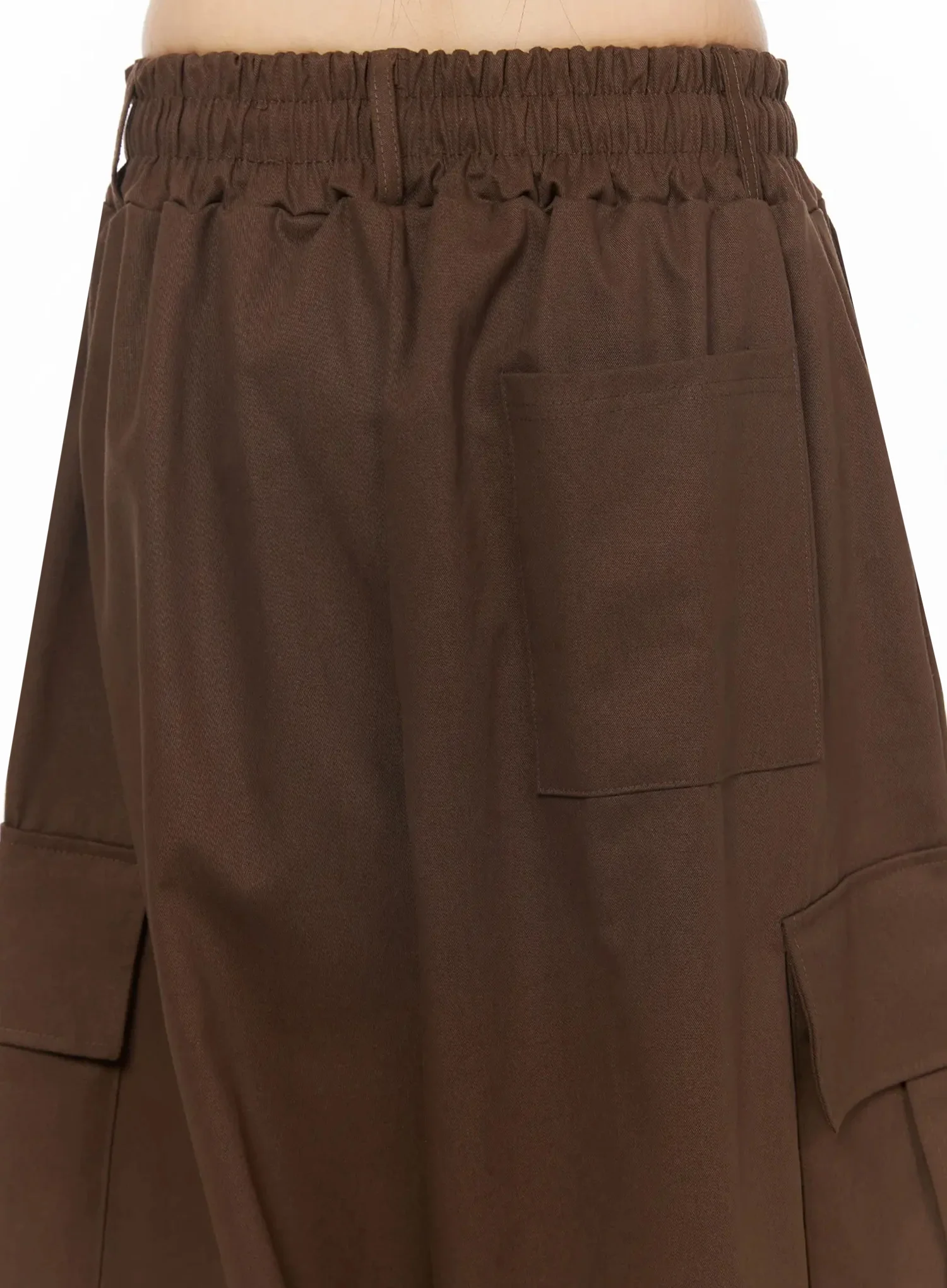 Wide Leg Parachute Cargo Pants IY526 - Image 13