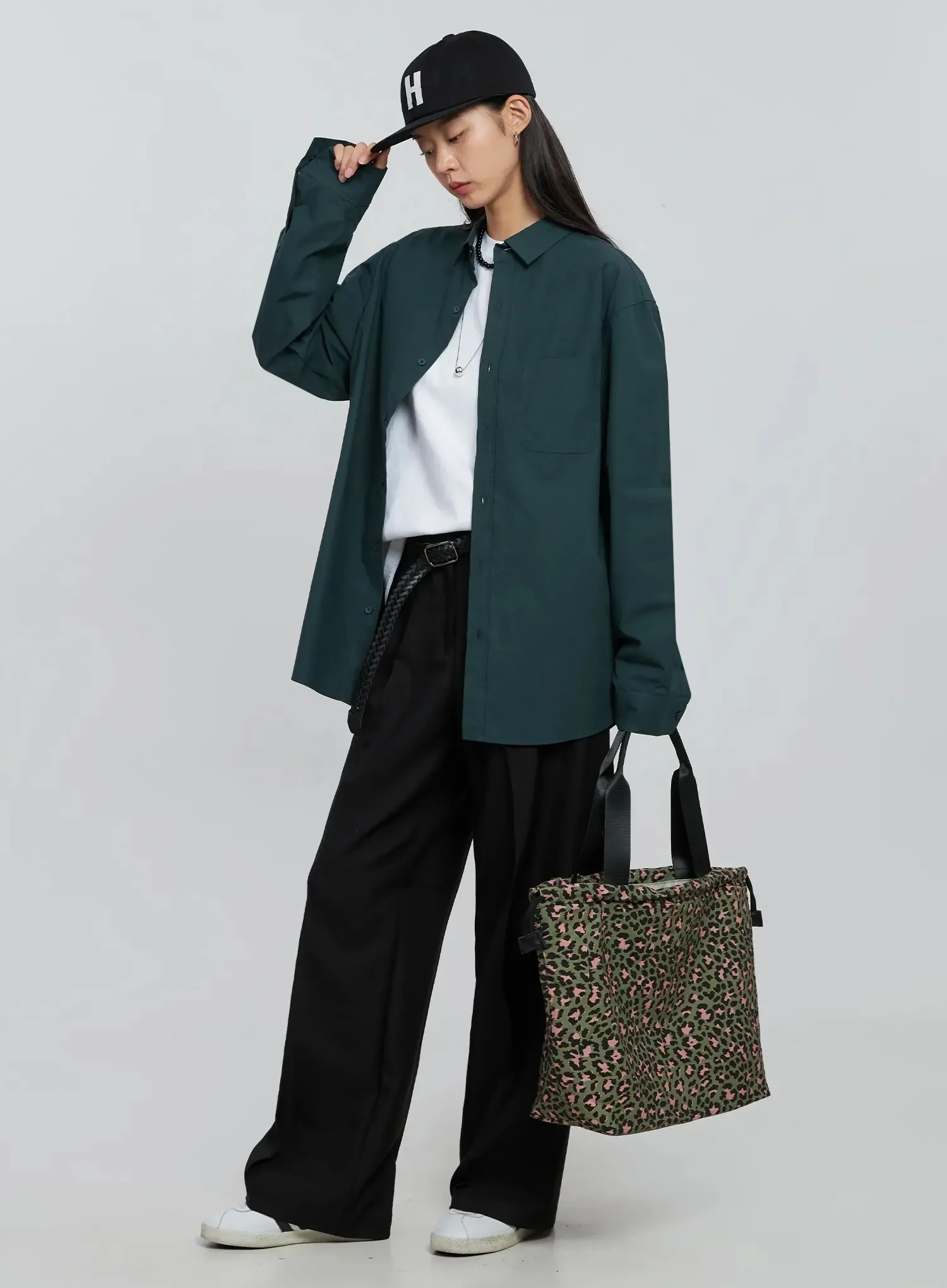 Wide Leg Pintuck Slacks IN507 - Image 2