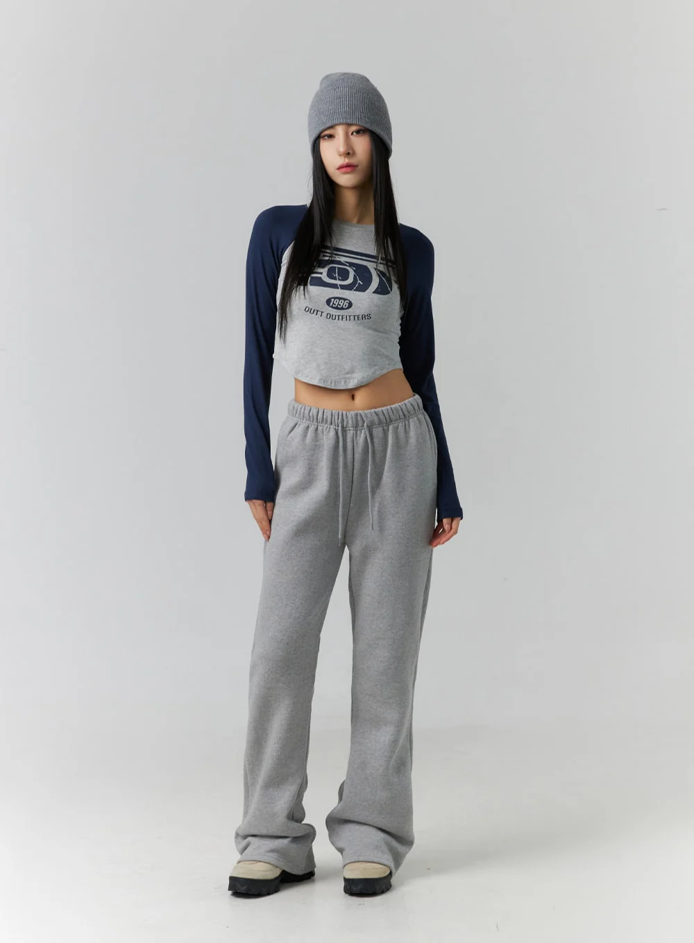 Wide Leg Sweatpants Basic ID305 - Image 3