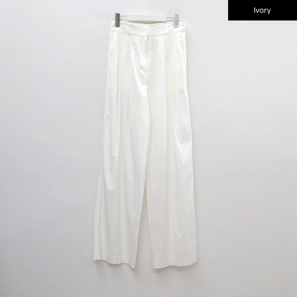 Wide Leg Tailored Pintuck Trousers CM3 - Image 21