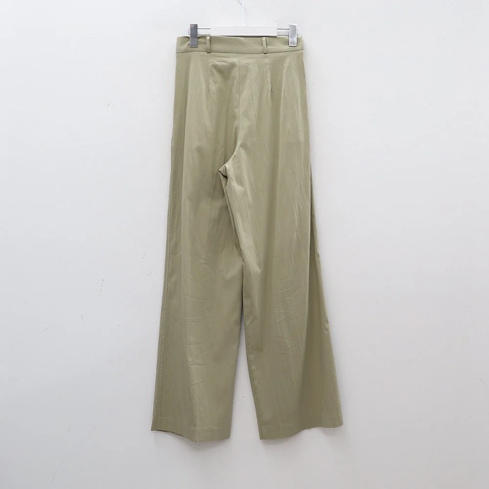 Wide Leg Tailored Pintuck Trousers CM3 - Image 25