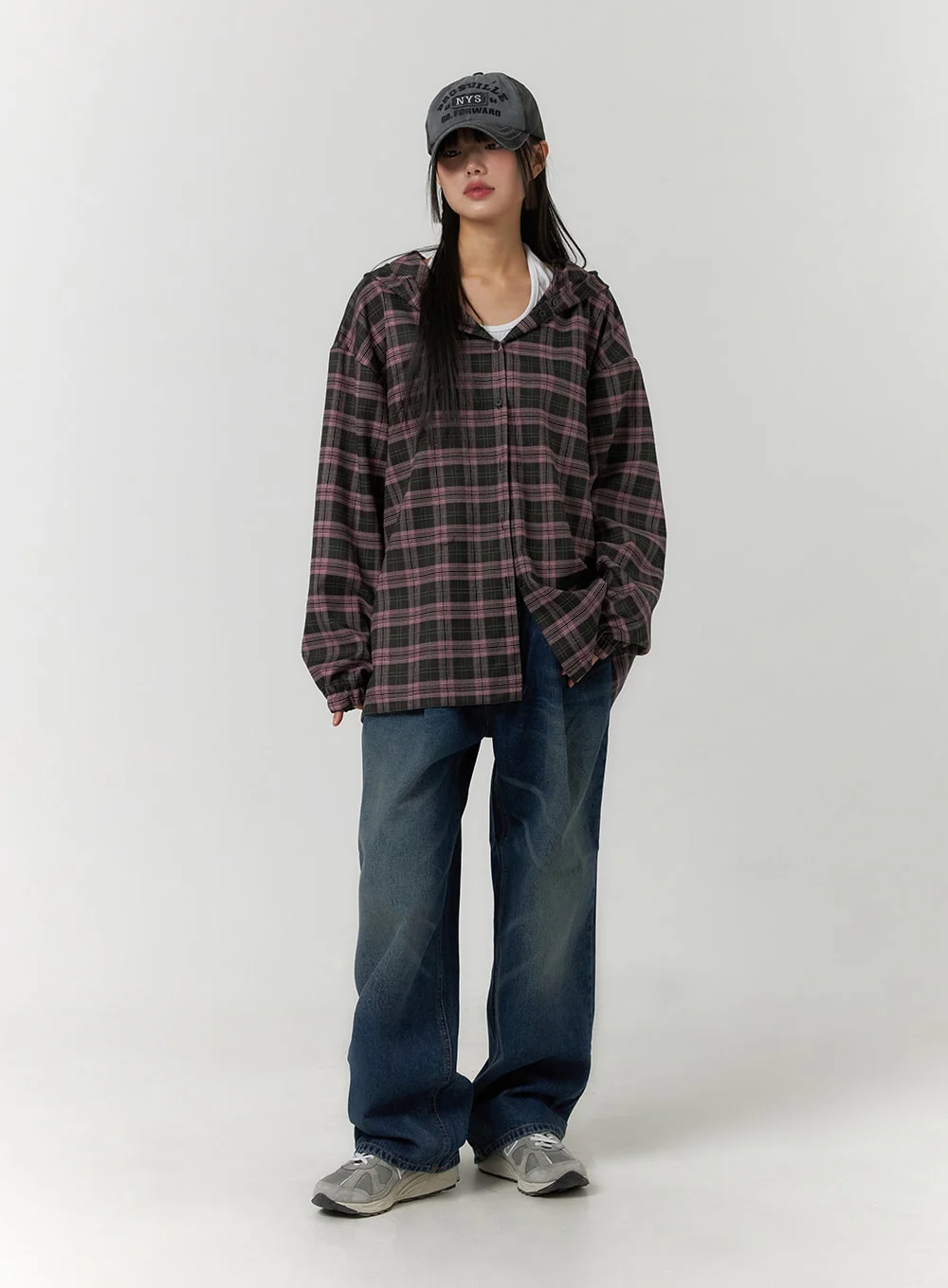 Wide Leg Washed Denim Jeans CF407 - Image 6