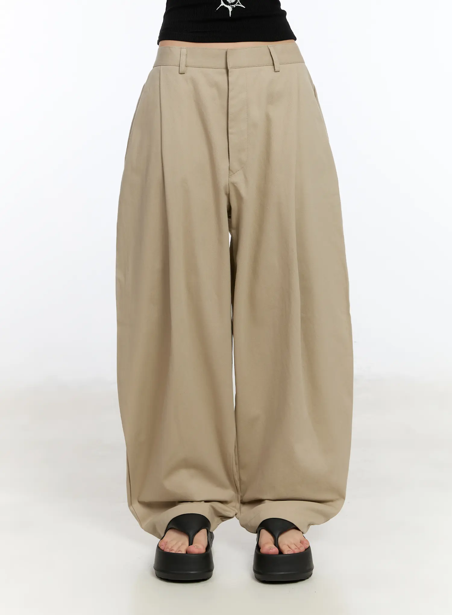 Wide Pintuck Slacks CA506
