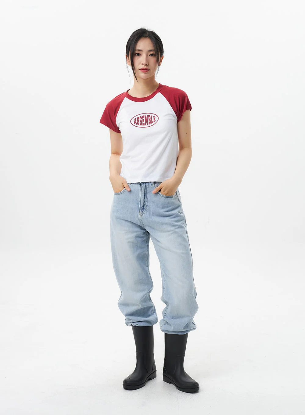 Wide Straight Leg Jeans OL304 - Image 3