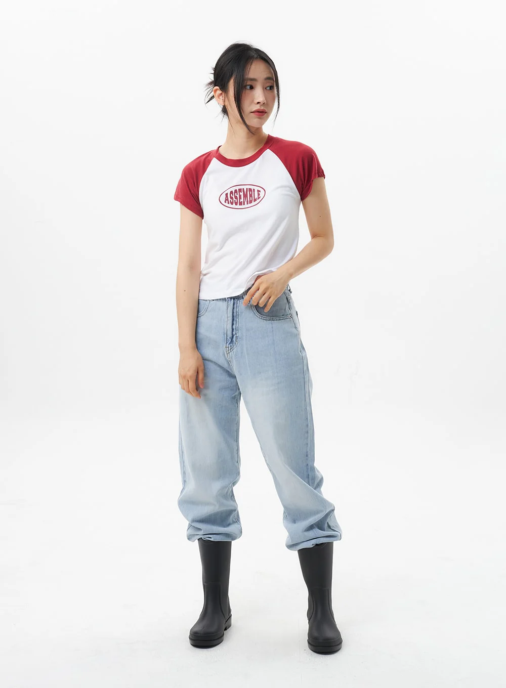 Wide Straight Leg Jeans OL304 - Image 7