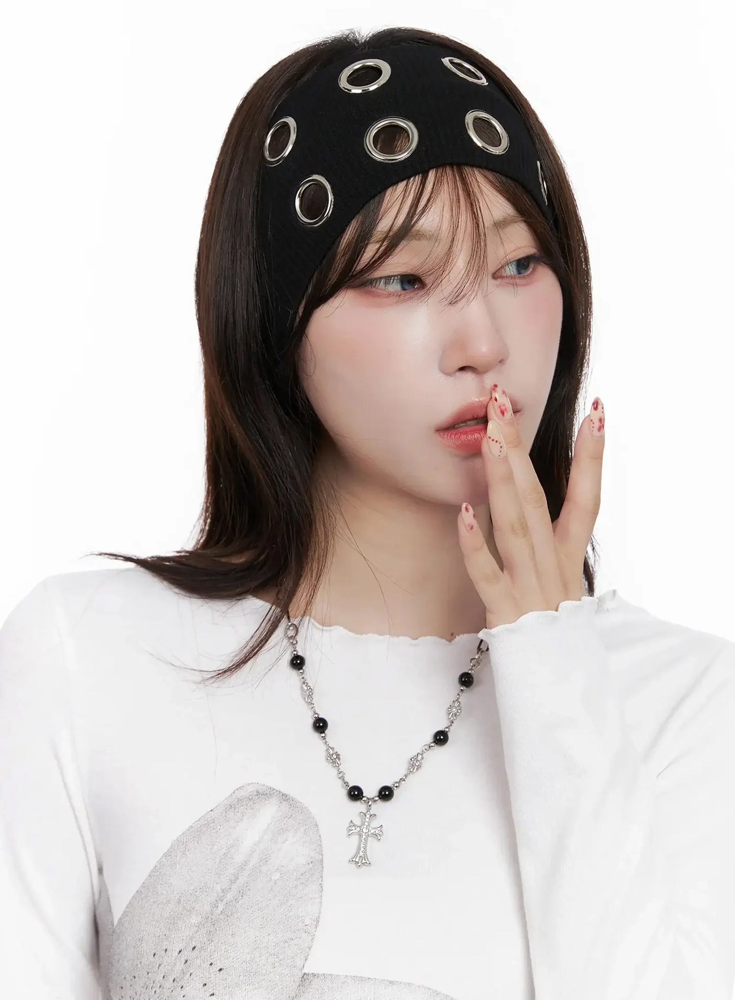 Wide Studded Hairband IN514 - Image 4