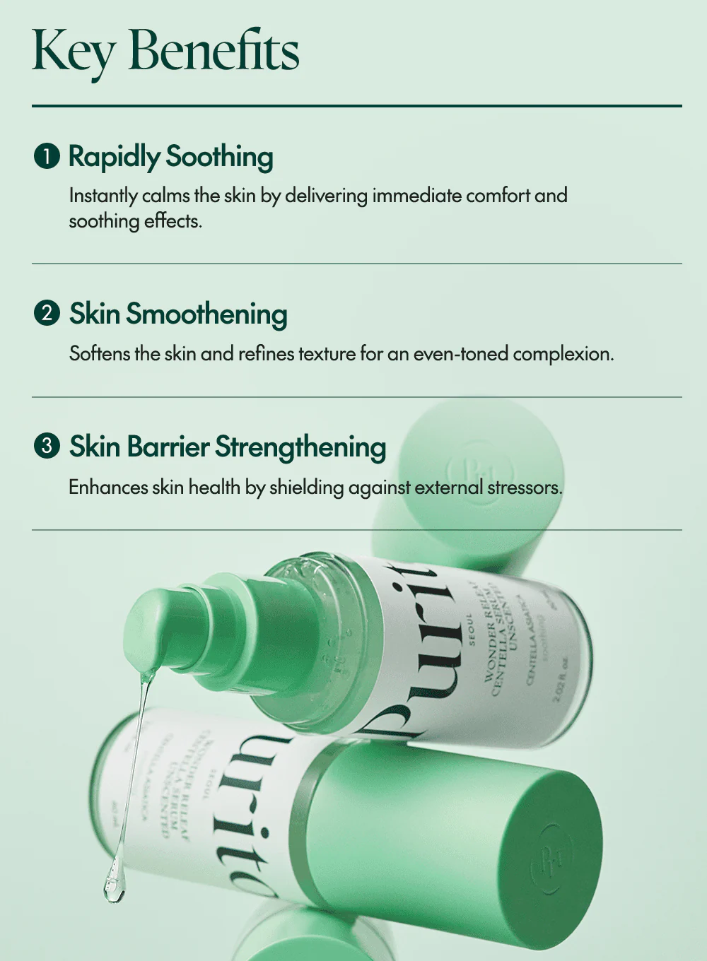 Wonder Releaf Centella Serum Unscented (mini) (15ml) - Image 5