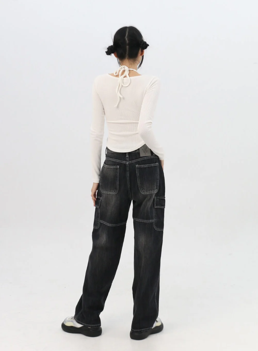 Wrap Halter Neck Slim Fit Tee IN310 - Image 7