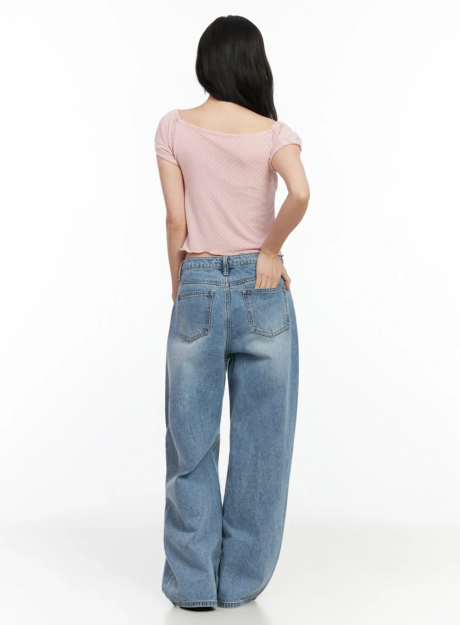 Yulim Wide Leg Jeans IM524 - Image 10