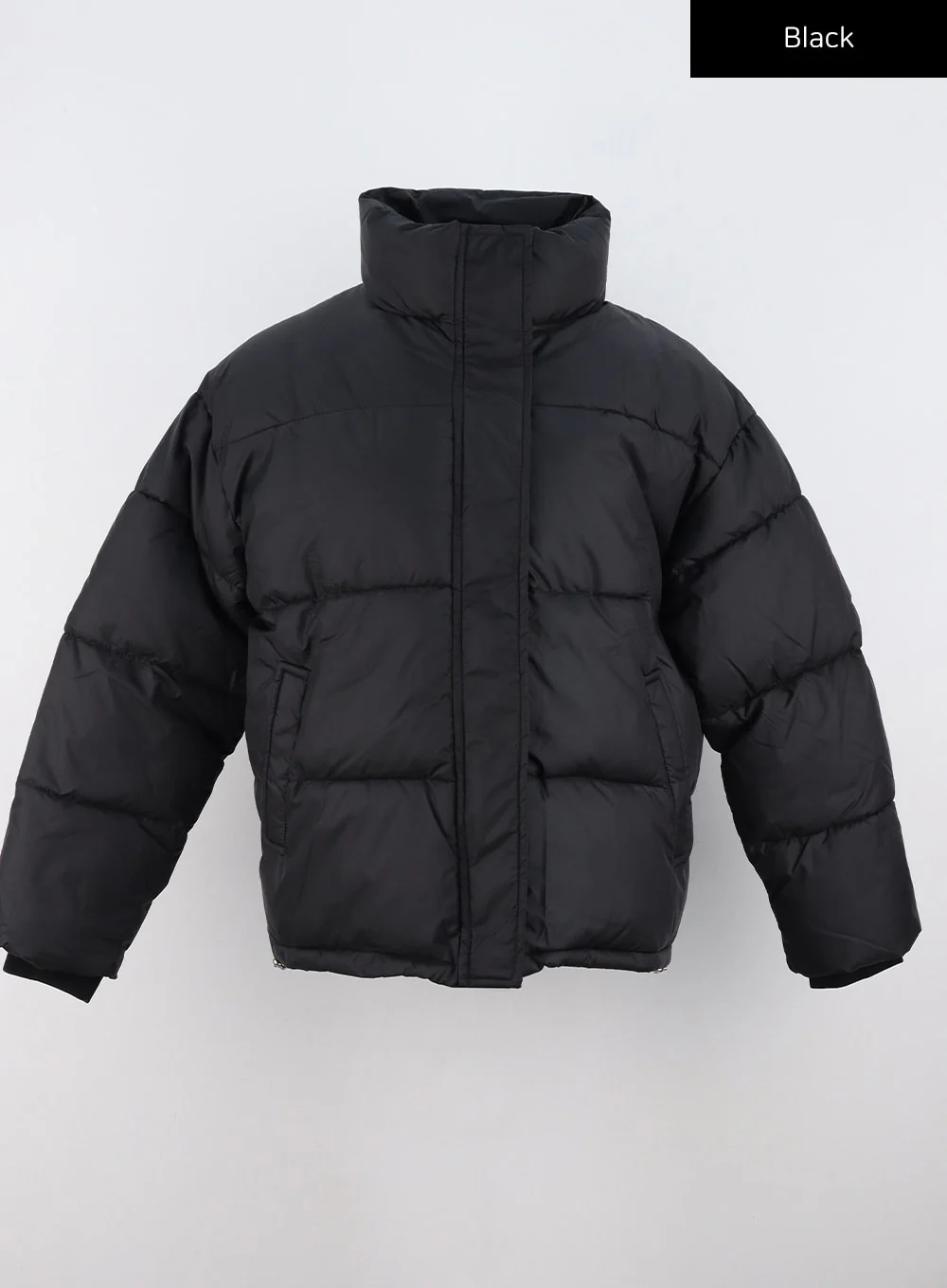 Zip-Up Stand Collar Puffer Jacket CO319 - Image 22